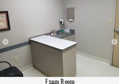 Exam room two interior